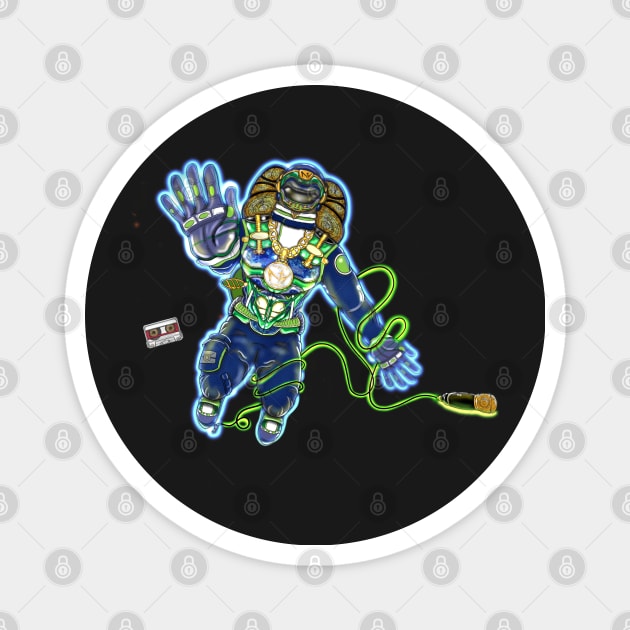 Myles High International SpaceMan Magnet by mylehighinternational